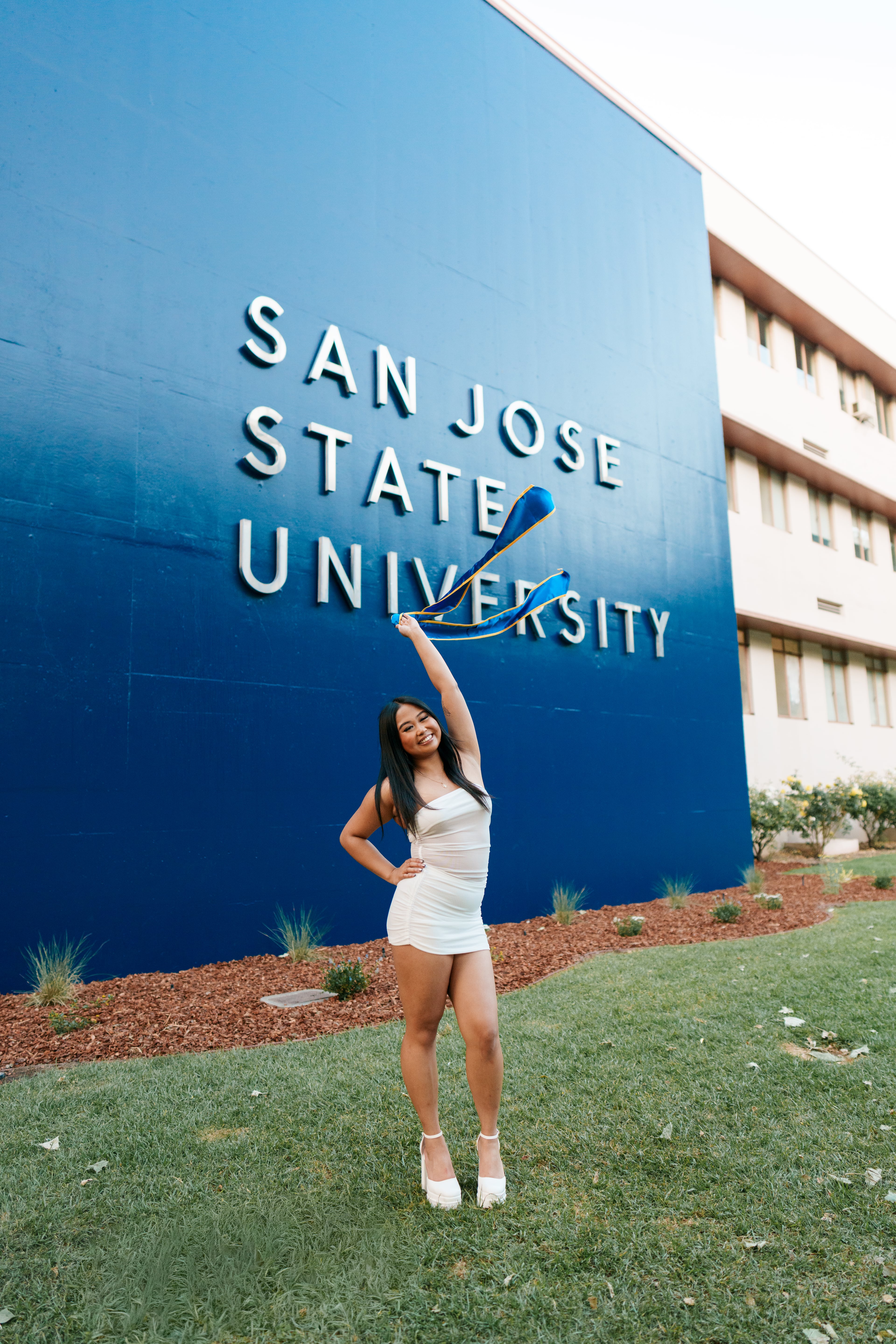 Blue and Gold at SJSU — A Sigma Omicron Pi Grad Shoot — image 7