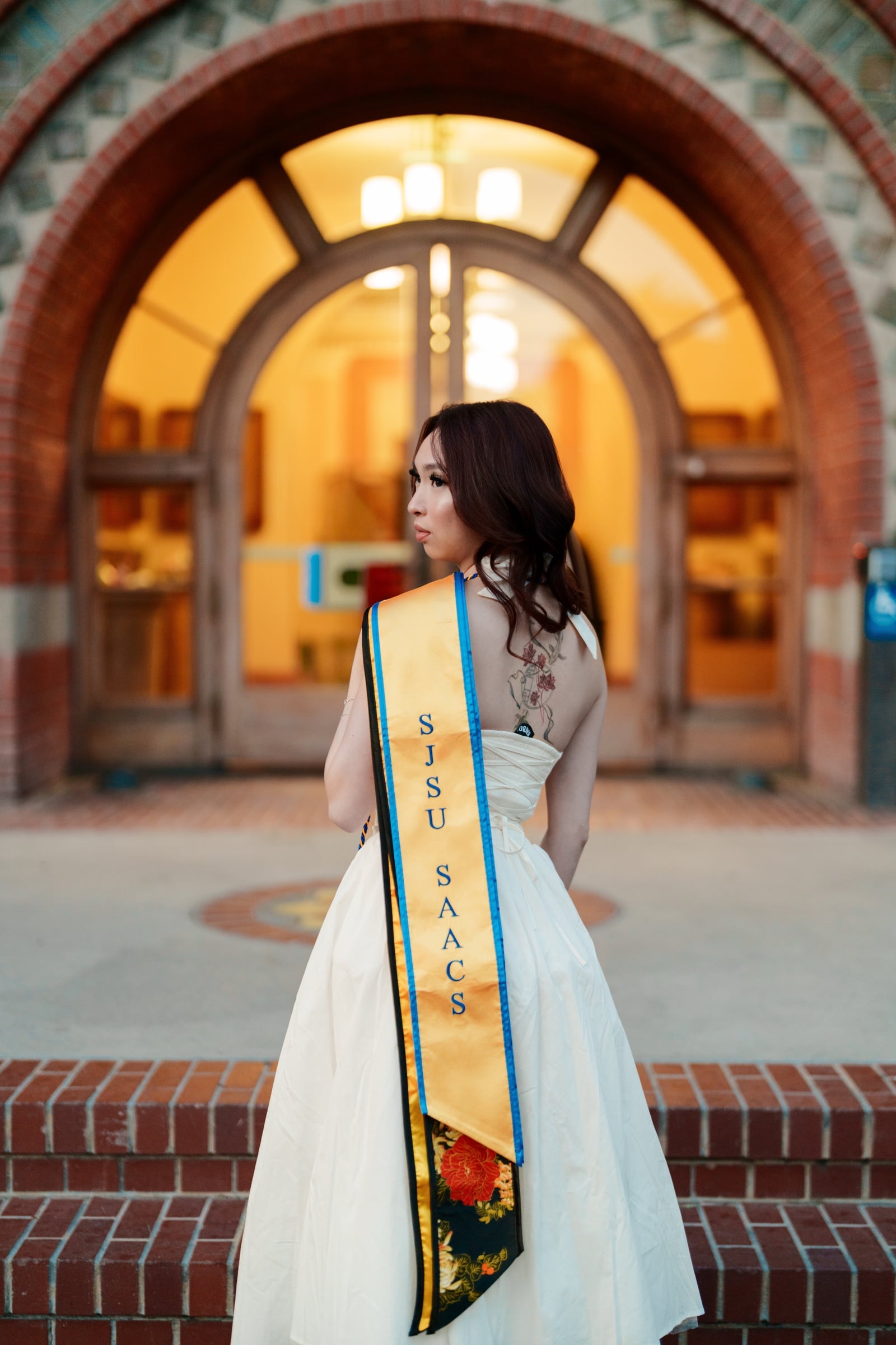 Jenn's SJSU Graduation Session — Cap Tosses, Research Posters, and a Best Friend By Her Side — image 1